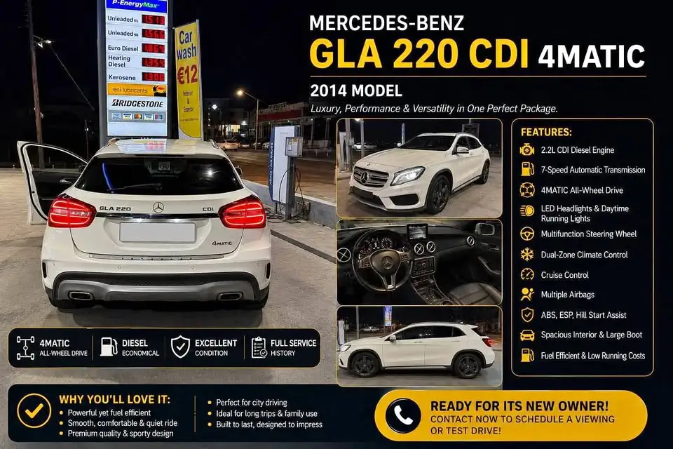 Mercedes GLA 2,2L 2014