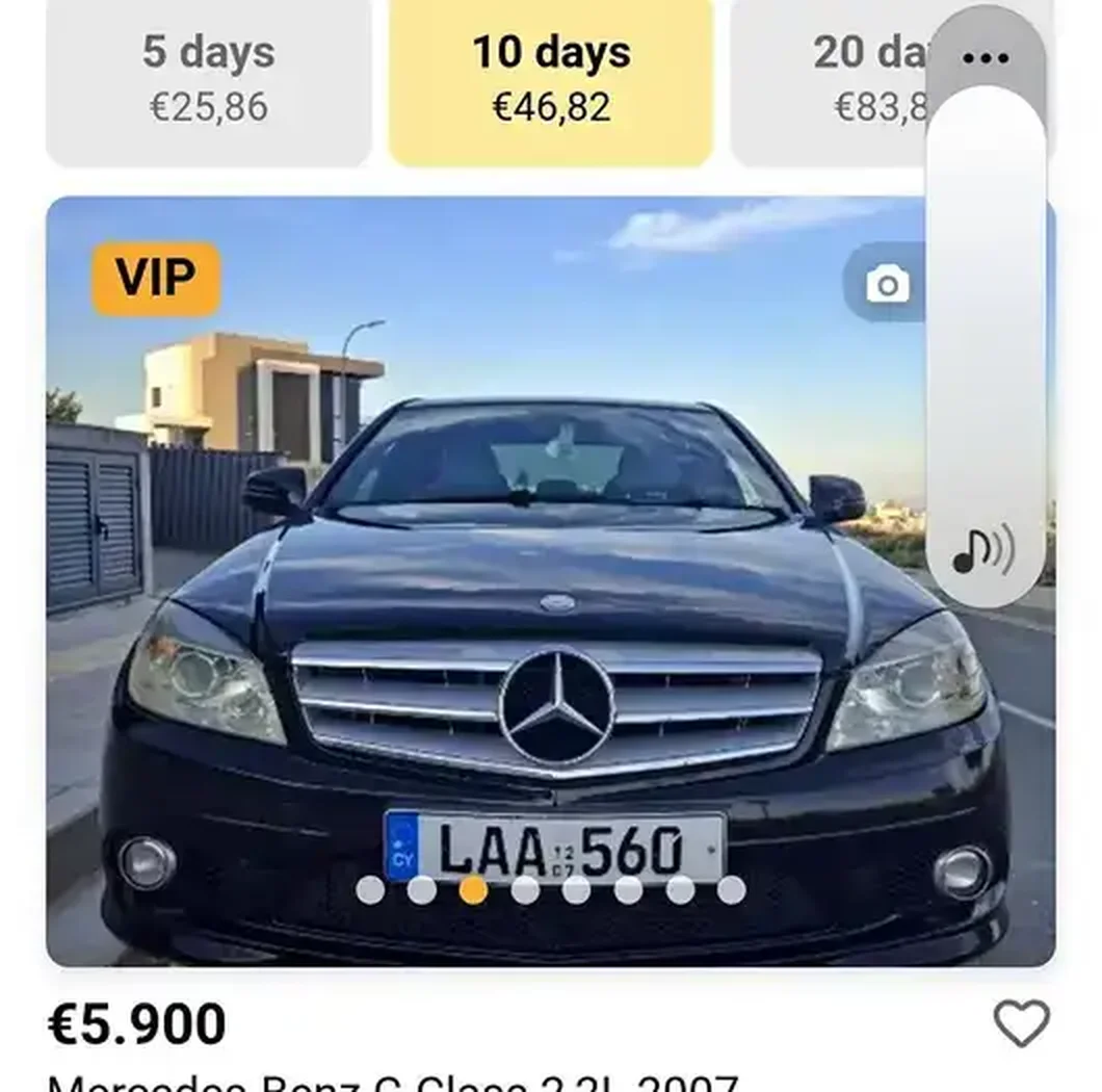 2009 Mercedes C 1,8L 2009 Cyprus