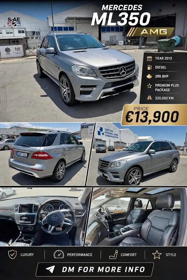 Mercedes ML 3,0L 2013